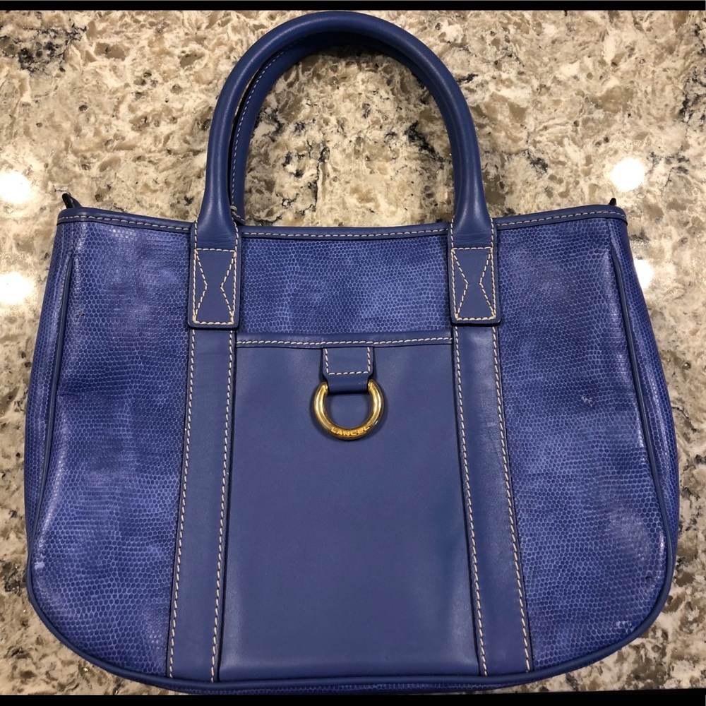 Lancel Paris leather handbag